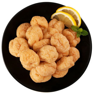 良中良南太湖鱼面筋油炸鱼面筋速冻面筋半成品面筋球厨房餐饮食品