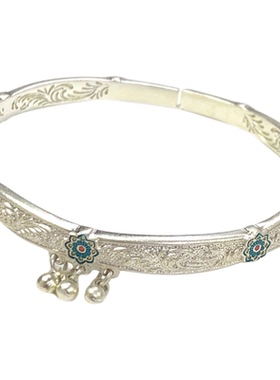 燕归岚玉吾国风足银轻奢百搭手镯