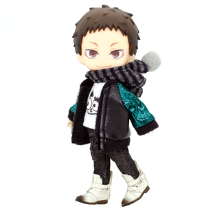 ob11欧美英伦风尖头马丁靴子gsc素体中布bjd圆糕美结猪娃鞋mico