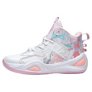 詹姆斯儿童篮球鞋男女款冬季加绒运动鞋学生专业实战耐磨防滑球鞋