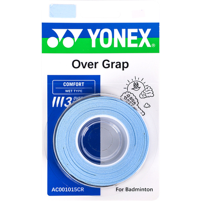 YONEX/尤尼克斯羽毛球拍子手胶yy握把手柄缠吸汗带子AC001015CR