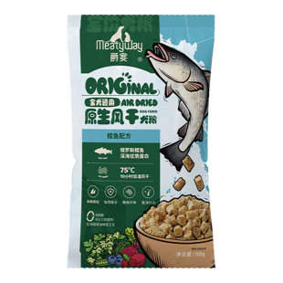 【尝鲜】Meatyway爵宴风干犬粮鳕鱼风干粮通用狗粮试吃50g