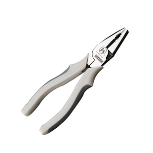 福冈老虎钳钨钢剪钢丝三件套平口6寸电工钳子胶套正品大夹工具