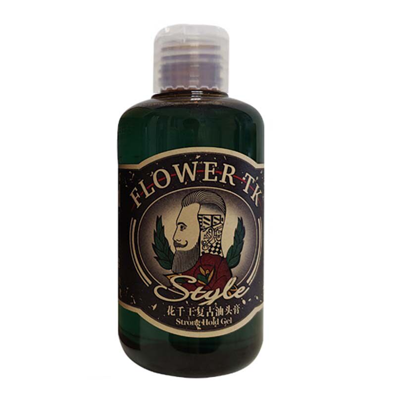 正品花千王复古油头膏200ml