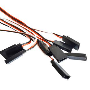 JR舵机延长线电机车船模航模固定翼30芯60芯多尺寸10 20 50 100cm