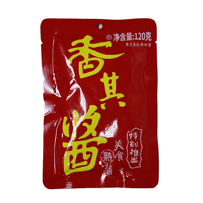 东北特产黑龙江香其酱大酱农家酱拌饭拌面酱120g一袋
