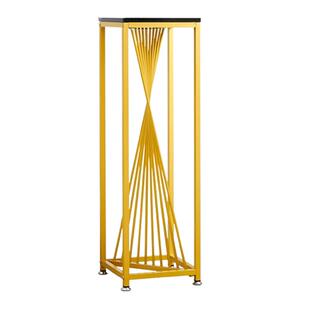 意式北欧铁艺花架子客厅阳台卧室简约现代轻奢落地摆件置物装饰架