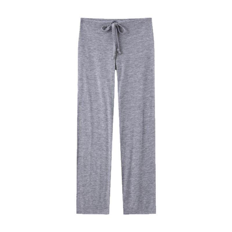 Hanes x Karla米兰达可儿同款翘臀显腿长通勤百搭垂坠直筒休闲裤