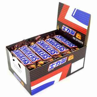 士力架巧克力花生夹心能量棒51g大条零食休闲食品小吃大全批发