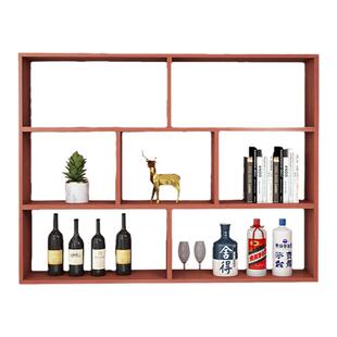 简约现代酒架酒柜墙壁悬挂式餐厅饭店墙上创意多层简易红酒置物架
