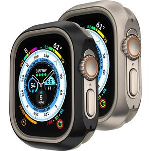 switcheasy适用2025苹果apple watch11 Ultra3/2/1军规防摔11手表壳iwatch10铝合金49mm金属保护套9磨砂全包
