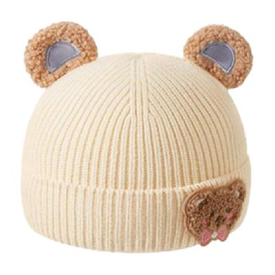 爱贝迪拉保暖护耳宝宝毛线帽