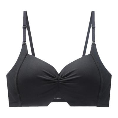 大胸显小薄款调整型固定杯文胸