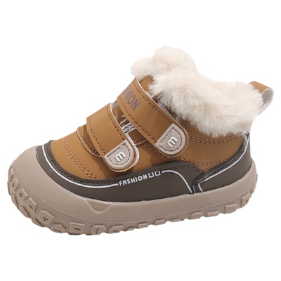 宝宝棉鞋冬季加绒加厚学步鞋