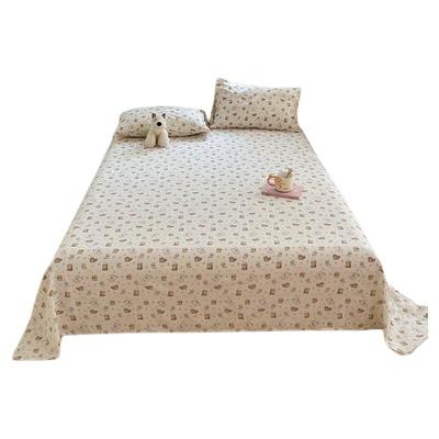 2025新款纯棉全棉双层纱床单床笠