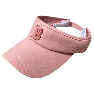 韩版ins刺绣空顶帽子女夏季