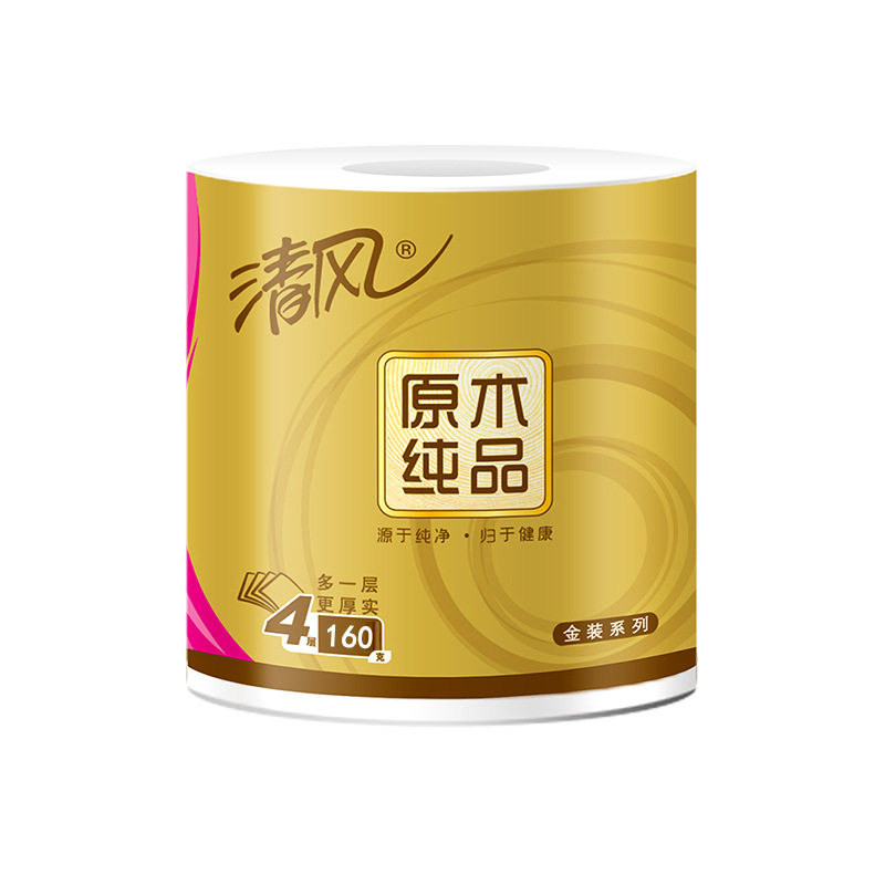 清风卷纸4层160克27卷