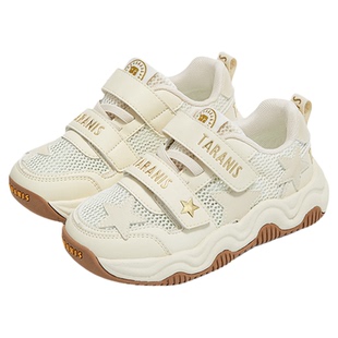 泰兰尼斯儿童运动鞋2026年春季新款男女童跑步鞋软底休闲鞋老爹鞋