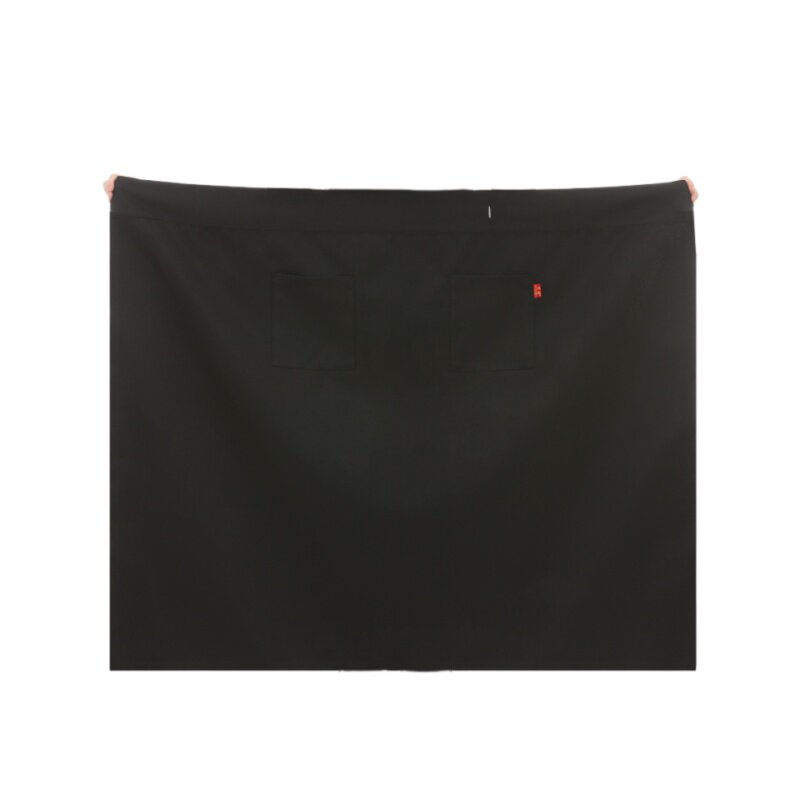 印店名logo美发化妆发型师影楼火锅烧烤餐厅工作服半身围裙一片式