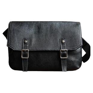 佐也原创男士剑桥包复古文艺真皮休闲男包单肩斜挎通勤牛皮邮差包