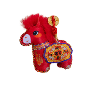 杭州灵隐马年2026香囊挂件立体好运平安护身小马香包手机包包挂件