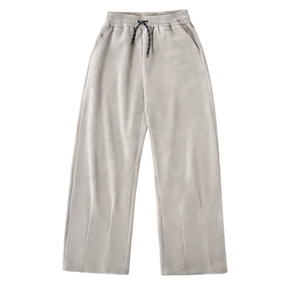 纯色休闲裤男宽松直筒阔腿裤