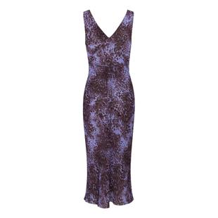 RealisationPar连衣裙豹纹复古真丝吊带长裙The Penelope