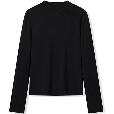 森马针织衫女正肩显瘦基础打底衫