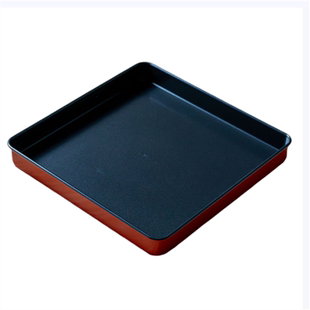 红多多不粘28cm正方形一体烤盘 蛋糕卷面包烤盘 无缝隙可水浴