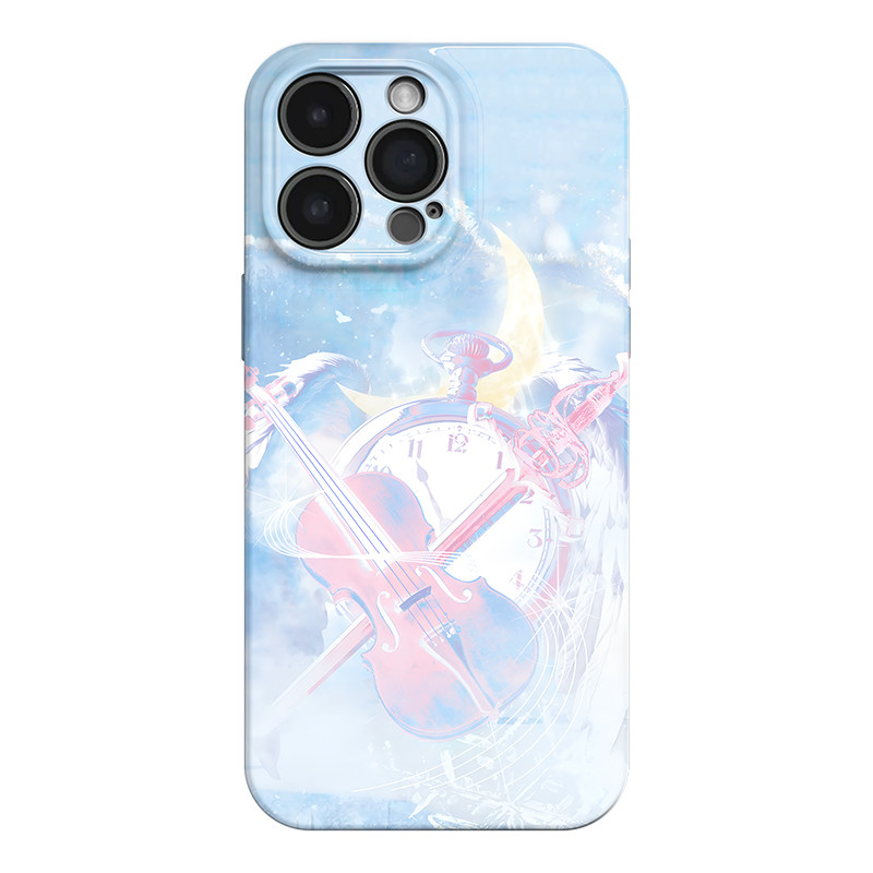 蓝朦琴影 适用苹果iphone17手机壳华为pura70小米15荣耀x50红米k80高级感小众vivox200软opporeno15一加ACE5