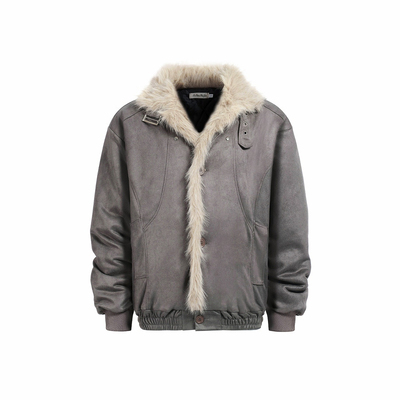 YORAINBOW冬季座山雕毛领棉服