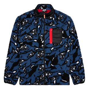 Billionaire Boys Club Gomer Jacket BBC摇粒绒拼接口袋拉链夹克