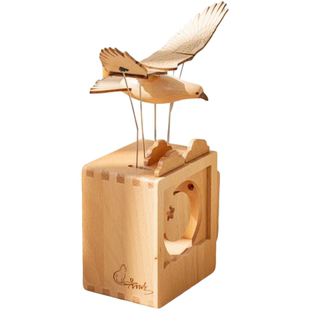 鹏程万里手工木作（大鹏展翅）毕业创意礼物摆件送礼情侣日式可爱