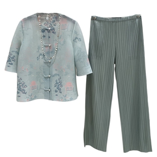2026新款春装夏装中老年新中式端庄大气套装衣服女生日礼物妈妈装