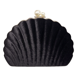 晚宴手拿包女搭配晚礼服的包宴会珍珠手提包丝绒小包包穿旗袍手包