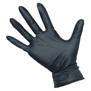 工业级钻石纹丁腈手套加厚汽车机械维修防水防油污耐穿戴结实耐用