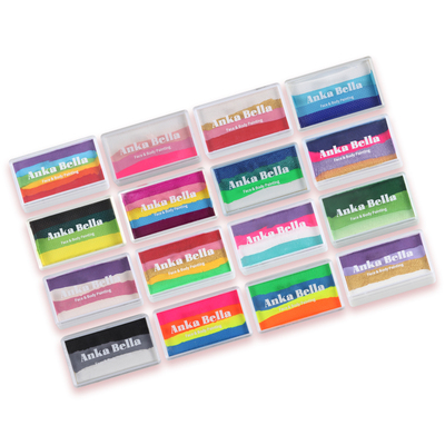 Anka Bella儿童面部彩绘颜料显色人体水彩脸部颜料彩绘师出摊套装