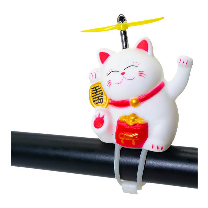 可爱招财猫小黄鸭小猪哆啦A梦电摆件