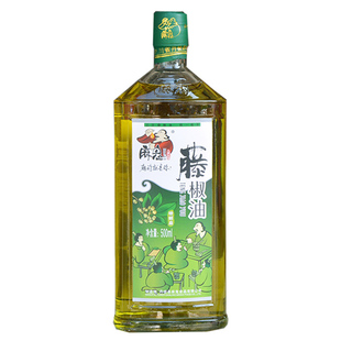 麻鬼藤椒油500ml四川麻椒油过桥米线特麻麻油花椒油玻璃瓶装