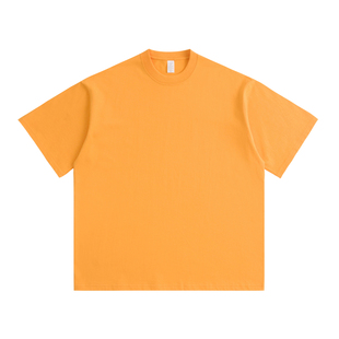 T001#正肩基本款净版纯色纯棉短袖T恤男款女款情侣装圆领糖果彩色