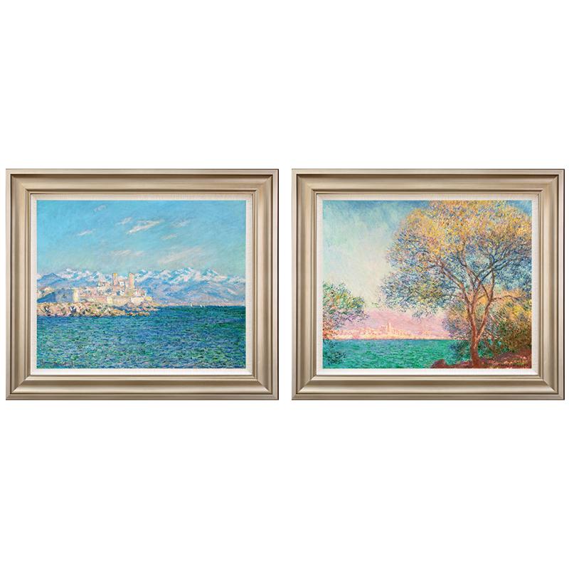 风色蔚蓝海岸莫奈风景油画装饰画
