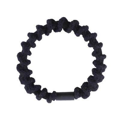 黑色运动高马尾不塌头绳不勒发无扎痕2026新款高端发圈橡皮筋发绳