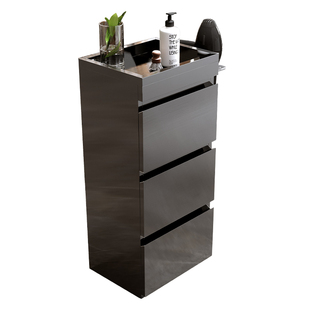 理发店不锈钢工具柜发廊美发专用储物柜工具车抽屉柜子剪发小推车