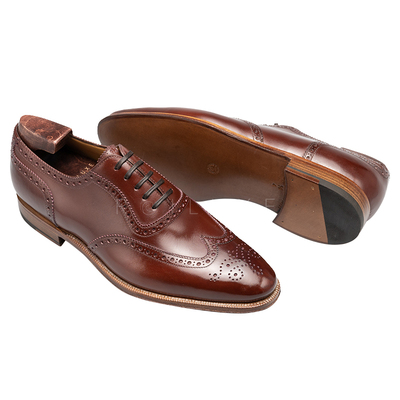 enzobonafe手缝沿条工艺皮鞋