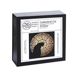 【美国进口】Cathedral Cat教堂猫拼图异形木质拼图高级益智玩具
