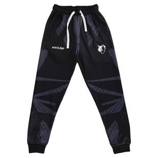 VSZAP黑色条纹速干运动训练长裤螺纹裤健身房跑步拉练松紧腰卫裤