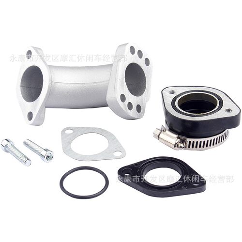 适用VM22/26 PE24 PE28 125-160CC LF YX化油器喉管进气管转接头