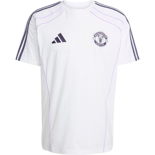 Adidas/阿迪达斯正品MANCHESTER男透气足球运动圆领短袖T恤JN2820