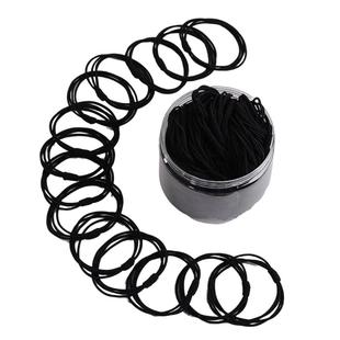 简约基础橡皮筋女扎头发圈高弹力头绳不伤发耐用四股发绳皮套头饰