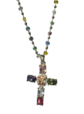 彩石简约百搭项链个性潮流